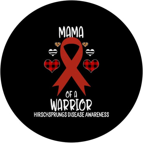 Hirschsprungs Disease Awareness Mama Of A Warrior Mom PopSockets Swappable PopGrip