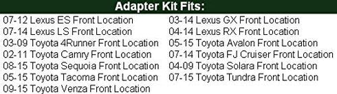 Exact Fit Speaker Adapter Spacer Rings for and Fits Lexus Vehicles - SAK010_6925-1 Pair