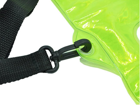 Lsgoodcare 5Pcs Portable Two Way Radio Waterproof Bag, Compatible with Motorola Kenwood Walkie Talkie Radio (Green)