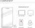 Screen Protector - 3 Packs Matte Anti Glare Anti Fingerprint PET Film for iPhone 13 Pro, 9H Hardness