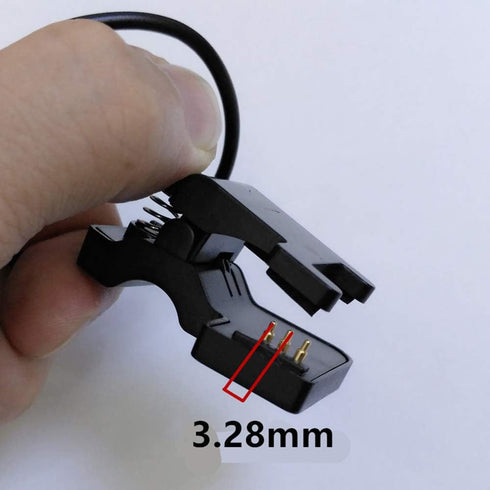 TW64 TW68 Smart Watch Charger, Universal USB Charging Cable, 3 Pin 6mm Clip Smart Bracelet Charger Wire