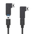 R2-4K, 11.5 V1 Dash Cam Power Cord Mini USB for Rove ft Cable for Rexing Camera, with USB C Adapter