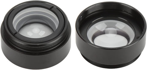 Extra Objective Lens, Clear Optical Glass 5X Microscope Camera Lens for Astronomy Lovers