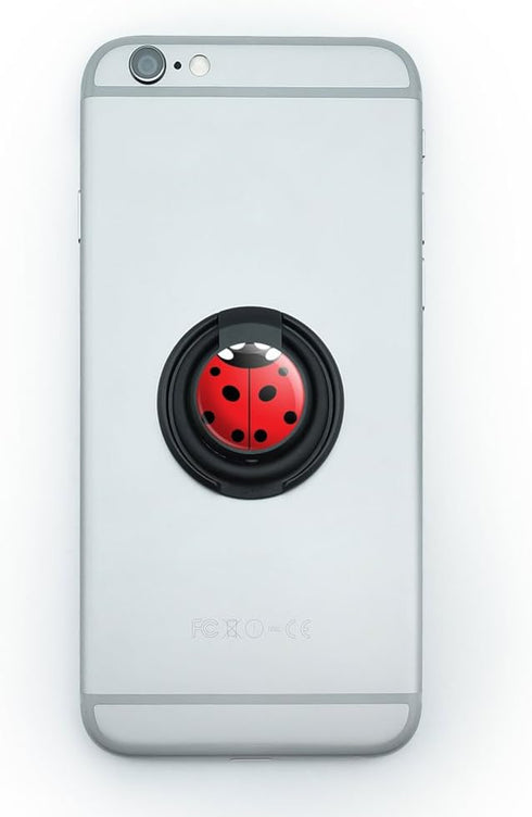 Mobile Phone Finger Ring Grip Holder Stand - Insects Ladybug Butterfly Dragonfly Design for Easy Use
