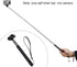 Qirvaten 37 Inch 360 Extendable Selfie Stick Phone Tripod Stand, Lightweight Photography Accessory Universal Rotation