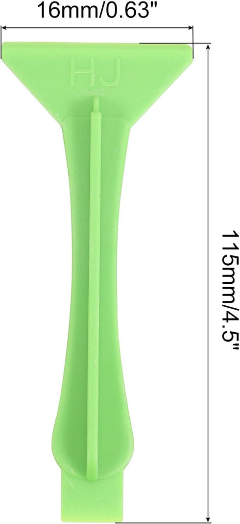 MECCANIXITY 5pcs Universal Plastic Stick Spudger Crowbar Double Head Pry Opening Tools for Cellphone Mobile Phone Tablet Laptop PC Repair, Green