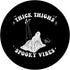 Funny Halloween Thick Thighs Spooky Vibes Gift PopSockets Standard PopGrip