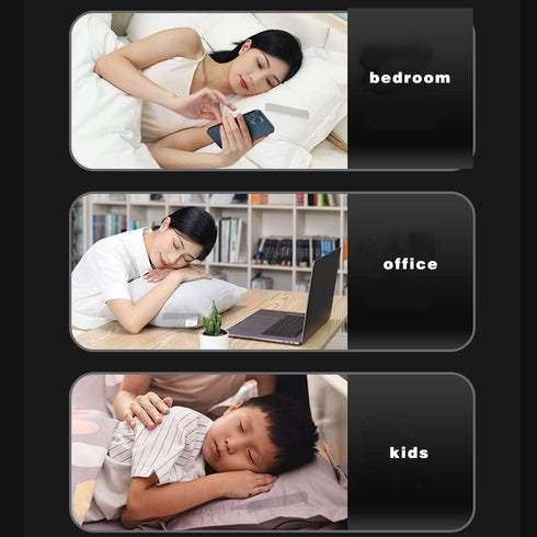 GNMDNR 3D Pillow Speaker Bone Conduction Wireless Bluetooth Sleep Aid,Compatible with White Noise Machine Stereo