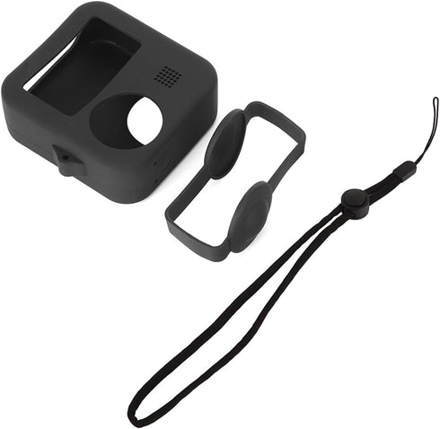 PU454B Silicone Protective Case with Lens Cover for Camera Body