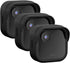 Silicone Case Cover for Blink Outdoor 4 (4th Gen) - Weatherproof Protective Skin with Hat Brim, Black, 3 Pack