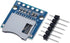 6Pcs Mini SD TF Card Module for Micro SD Card, Micro SDHC Card, Support for Arduino UNO R3 MEGA 2560 Due