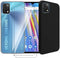 Umidigi A11 Clear Case + Black Protective Cover + 2-Pack Tempered Glass Screen Protectors for Umidigi A11.