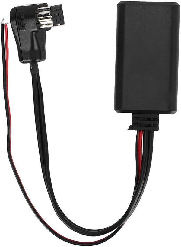 Car Bluetooth Adapter, Black ABS Bluetooth AUX Adapter for Car Audio Stereo Module Replacement