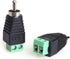 MOBOREST RCA Cable Audio Adapter, Phono RCA Male Plug to AV Screw Terminal Audio/Video Speaker Wire connectors, 2pack