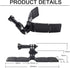 Motorcycle Helmet Chin Mount Kit for GoPro Hero 10, 9, 8, 7, 6, 5, 4, Session, 3+, 3, 2, 1, Hero (2018), DJI Osmo Action, AKASO, SJCAM, Xiaomi Yi Action Cameras