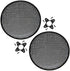 Universal 15 Inch Subwoofer Speaker Metal Waffle Cover Guard Grill - Pack of 2