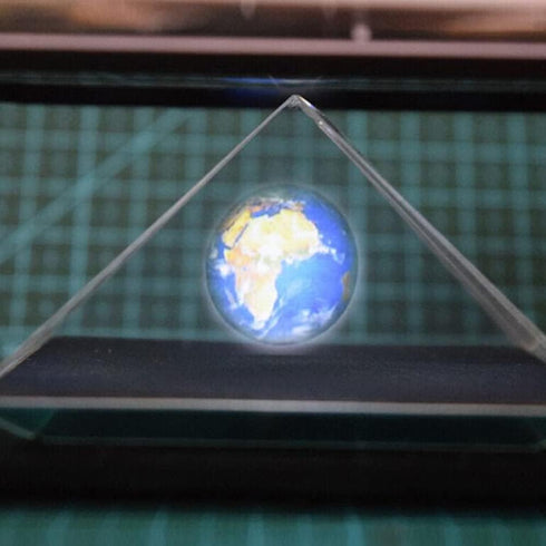 Handy Hologram Projector, Hologram Triangle, Hologram Pyramid, 3D Holographic Display Stands for Smartphone
