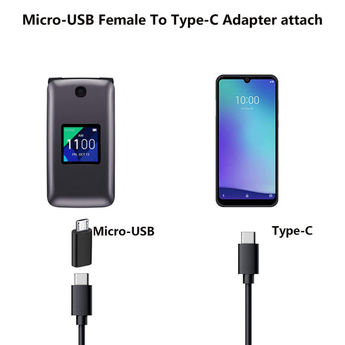 Cell Phone Charging Cable, USB Charger Cord for Phone, Powerbank, Tablet, 3.3ft Easy to Use