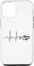 We Love Tuna Fishing - Apparel & Gifts Tuna Fish Heartbeat Yellowfin Bluefin Tuna Fishing Case for iPhone 12/12 Pro