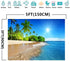 FHZON 5x3ft Tropical Seaside Backdrop for Summer Beach Hawaii Island Photography Background for Boys Girls Adults