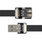 Xiwai 2.0M USB 2.0 Type-A Male to Female Extension Cable, Flat Slim FPC for FPV, Disk, Scanner & Printer