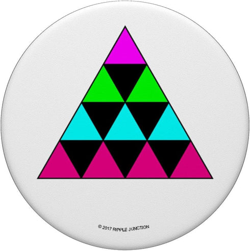 PopSockets Cell Phone Stands for Smartphones & Tablets - "Ripple Junction Pyramid Triangle"