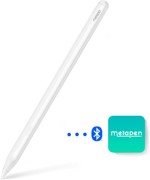 Metapen iPad Pencil A11 for iPad 10th/9th, Air 5/4/3, Bluetooth, Quick Button, Alternative for Apple Pen Pencil 1st/2nd