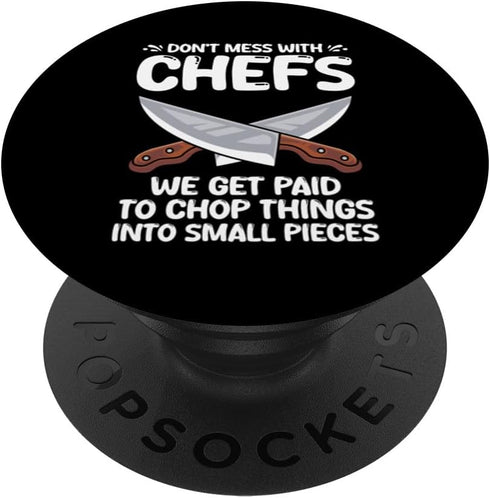 Funny Chef Cooking Lovers Junior Culinary Chef Home Cook PopSockets Standard PopGrip