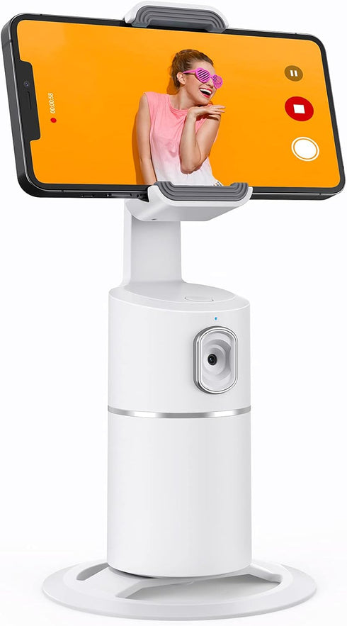 camrola Auto Face Tracking Phone Holder, No App Required, 360 Rotation Face Body