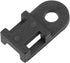 uxcell Black Cable Tie Base Saddle Type Mount Wire Holder, 100pcs, Permanently Anchors to Wall Desk 19.6x9.5x5mm