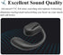 Open Ear Bluetooth Headphone, Wireless Earpiece with Earhook, Single on Ear Headset, Up to 15 Hours Talk Time