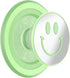 Matcha Dew Happy Reflex PopSockets Phone Grip with Expanding Kickstand, MagSafe Compatible, Wireless Charging Holder.