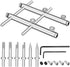 SNLxStudioz 303 4 1"-4.3" (25-110mm) Lens Spanner Wrench Kit with Suction Cup Tool - Stainless Steel Anti-Magnetic