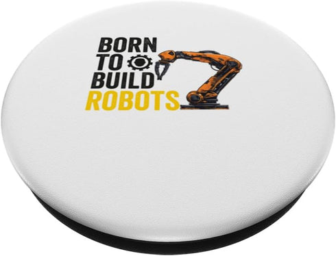 Robotics Funny Robot Engineer Men Boy Women Robotic Coach PopSockets Standard PopGrip