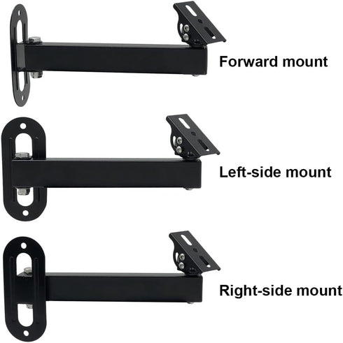 V-Fiabilidad 8" 180 Long Arm Bracket Degree Rotatable Projector Wall Mount Stand Bracket for Security CCTV Camera Wall