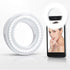 XINBAOHONG Selfie Ring Light Rechargeable Portable Clip-on Selfie Fill Light with 40 LED