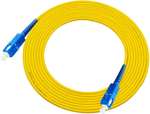 10 Meters 33ft SC to SC Fiber Optic Cable Jumper, Simplex Single-mode 9/125 SC-SC