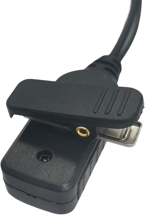 2-Way Radio Earpiece D Shape Loop Ring Headset for Baofeng, Retevis, Kenwood 2 Pin Walkie Talkies