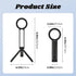 WeiLingBo 17/16/15/14/13/12 Magnetic Phone Tripod,Aluminum Alloy Flexible Tripod for Cell Phones,Travel Essential