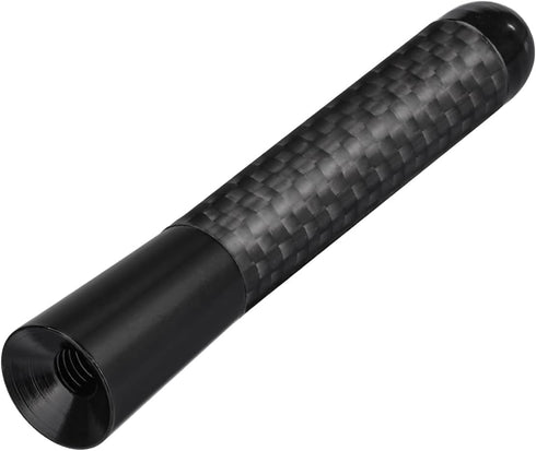 GODPEE 3.2 Inch SZSAUTO Car Truck Short Antenna, Carbon Fiber Waterproof Car Antenna Replacement Mast, Universal