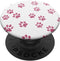 PopSockets Swappable PopGrip, Rose Pink Paw Print Pattern Cute Dog Cat Lover Owner