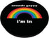 Sounds Gay Funny LGBT Pride Stuff Queer LGBTQ Retro Rainbow PopSockets Swappable PopGrip