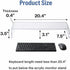 20 inch, Japard Acrylic Monitor Stand, Premium Large Monitor Riser Crystal Clear Acrylic Computer Stand Laptop Desk