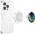 Northern Lights Aurora Borealis Green Purple PopSockets PopGrip for MagSafe