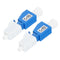MECCANIXITY 5dB LC Fiber Attenuator, Pack of 2 Male to Female Fixed Fiber Optic for Transmission