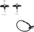 15.7" Threaded Release Cable, Vibration-Free Black Shutter Release Cable with Bulb-Lock