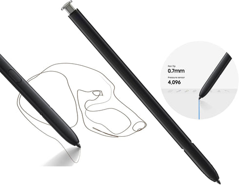 Galaxy S23 Ultra S Pen Replacement with Bluetooth for Samsung Galaxy S23 Ultra, Cream Color Stylus Pen