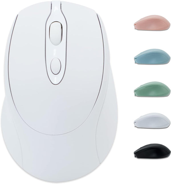 Bluetooth Mouse, Rechargeable Wireless for Laptop/iPad/MacBook Pro/Air, Silent Portable Slim for Surface