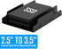 Kingwin SSD Hard Drive Mounting Kit Internal, Convert Any 2 x 2.5” Solid State Drive/HDD Into 3.5 Inch Drive Bay