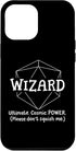 iPhone 14 Pro Max Case: Wizard Funny Character Joke for RPG Gamer